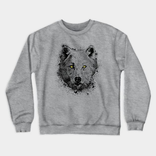 Wolf Animal Wildlife Forest Nature Hunt Adventure Graphic Crewneck Sweatshirt by Cubebox